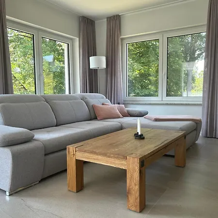 Waldesruh Mit Kaminofen Und Balkon דירה *