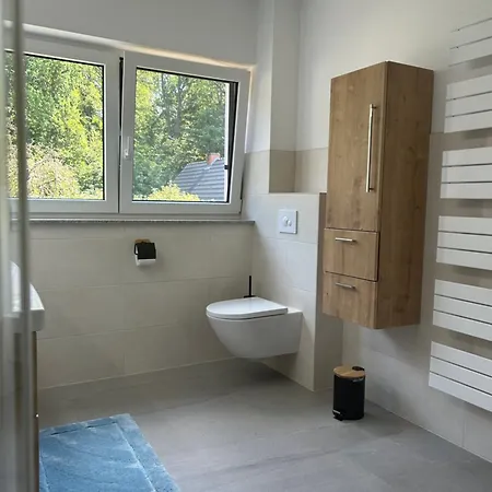 Waldesruh Mit Kaminofen Und Balkon דירה *